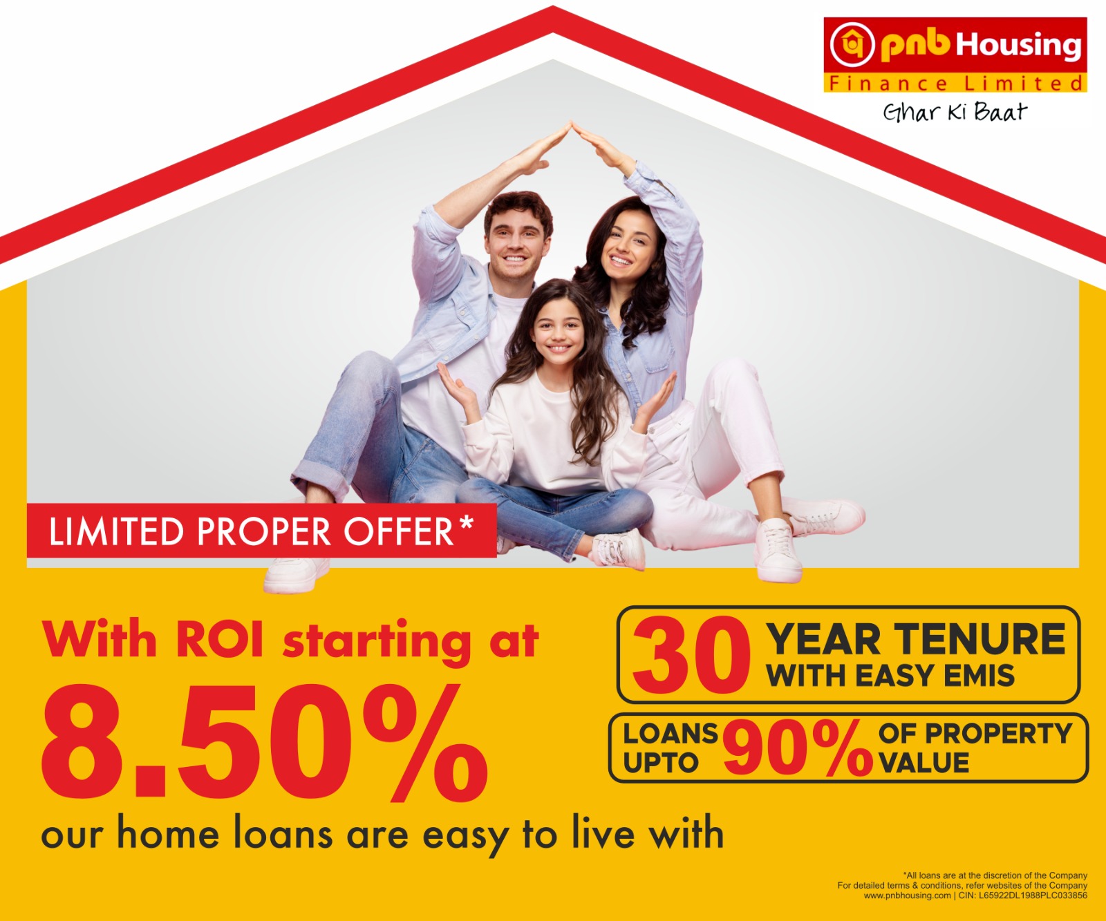 PNB Home Loan Special Rate poster